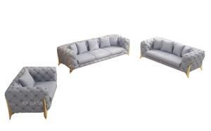 European Style Living Room Sofa Furniture, Modern Design Fabric Sofa123 Sofa