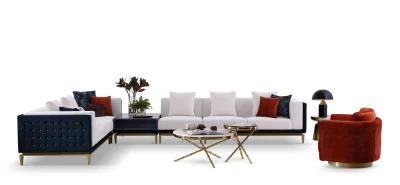 Modern Design Combined Sofa/ Multifunctional Fabric Sofa/Corner Sofa Set