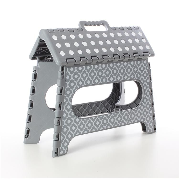 Gray Dots Can Be Customized Thick Folding Small Bench
