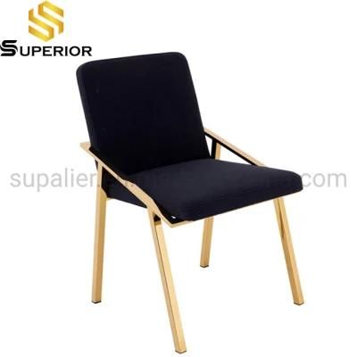 High Quality Living Room Furniture Black Fabric Lounge Chair