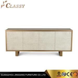 Metal Veneer Cabinet for Living Room Furniture