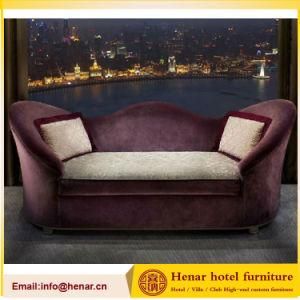Living Room Wooden Moon Couch Lounge Sofa