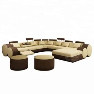 Design Modern European Style Sofa Luxury Furniture Big Corner Leather Sofa