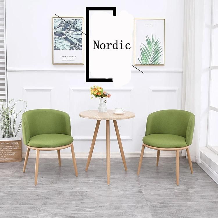 Cheap Modern Room Furniture Set Velvet Fabric Leather Steel Frame Legs Styling Nordic Dining Chair
