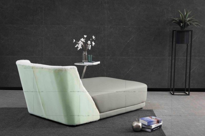 Foshan Gainsville Furniture Italy Modern Home Leisure Leather Living Room Sofa Furniture