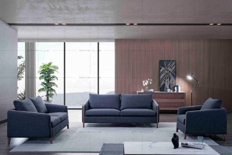 Foshan Factory Modern Style Sectional Fabric Sofa Sets for Hotel Lobby Furniture