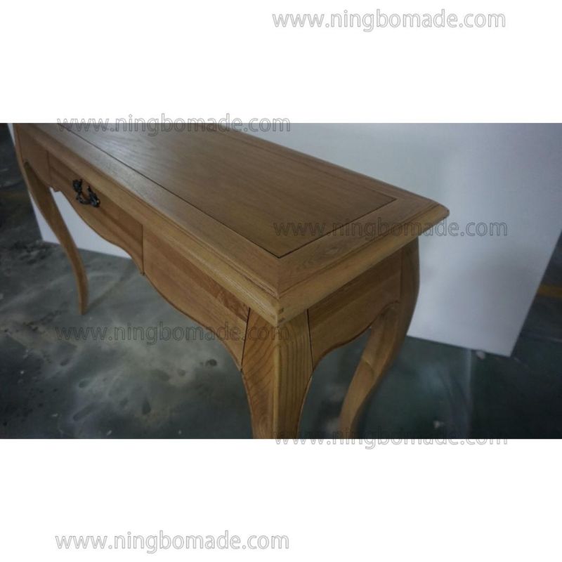 Antique Nordic Country Classic Furniture Nature Ash 1 Drawer Side Table