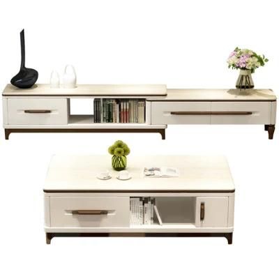 Modern Melamine TV Stand Shelf Living Room Wooden TV Cabinet