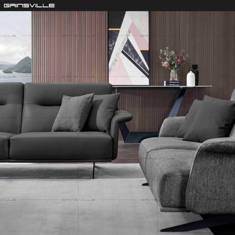 Customized Home Furniture Genuine Leather Sofa Italy Sofa GS9012