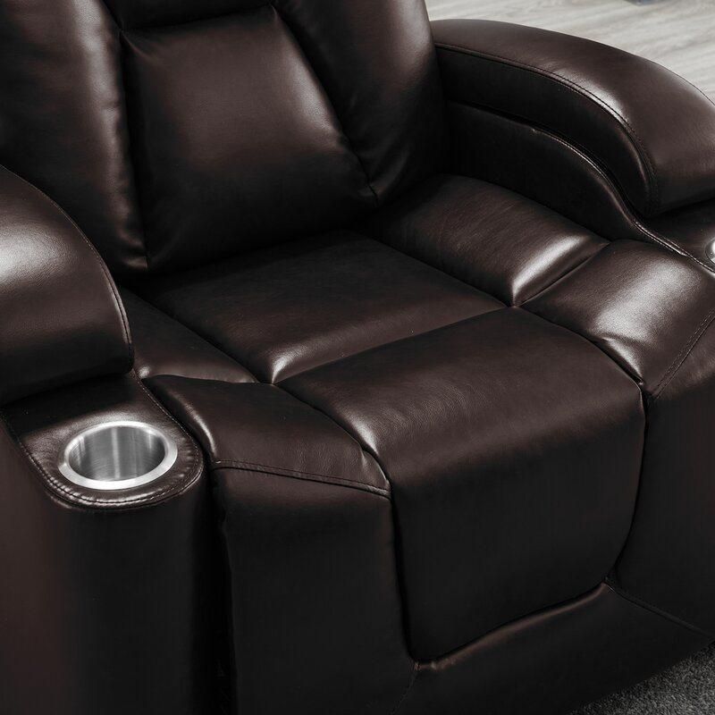 Jky Furniture High Adjustable Detachable Headrest Power Home Theater Recliner Chair with Customerized Functions