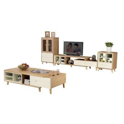 Living-Room Furniture Set Modern Side Wall Wood TV Cabinet