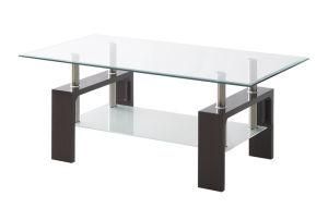 Gloss MDF Tempered Glass Coffee Table (CT067)