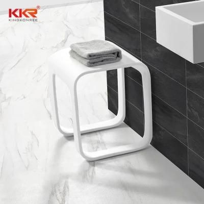 Contemporary Bathroom Solid Surface Shower Stool