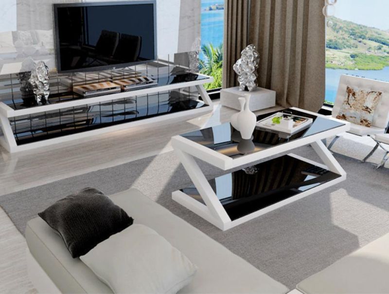 TV Cabinet Coffee Table Combination Modern Paint