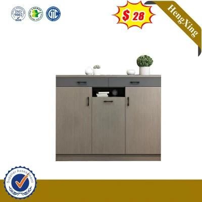 Good Quality Home Hotel Furniture MDF 2-Door Shoe Cabinet with Drawer