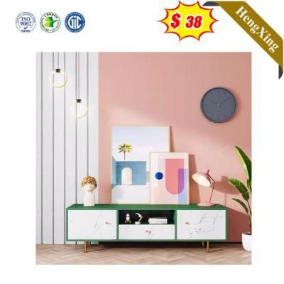 Latest Style Creative Mixed Color Living Room Home Furniture Storage TV Stand