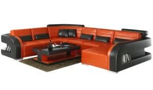 Top Quality Living Room Leather Sofa Corner Couch Set Real Leather Modern Sofa