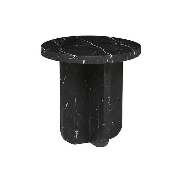 Wholesale Black Marble Top End Tables for Living Room