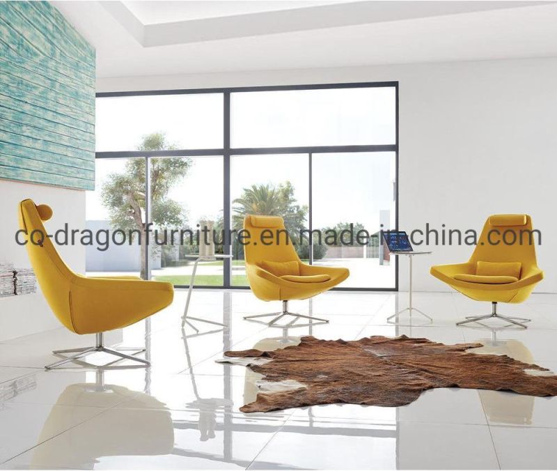 Modern Fashion Home Furniture Swivel Leisure Chair with Metal Legs