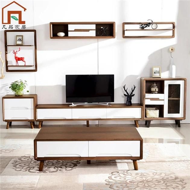 Modern Design TV Cabinet Living Room Wooden MDF Panel Furniture