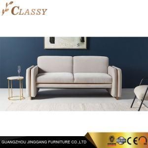Antique Velvet Sofa Set with Brass for Living Room Furniture