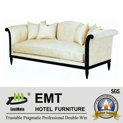 High Quality Comfortable Sofa Set Wooden Sofa for Hotel (EMT-SF29)