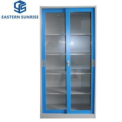 Living Room/Home/Office/School Use Steel Cabinet with Sliding Door