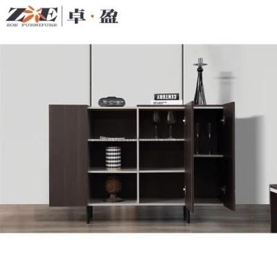 Modern Living Room Two Door Chest TV Console Storage Cabinet Combine-Unit Combined Cabinet