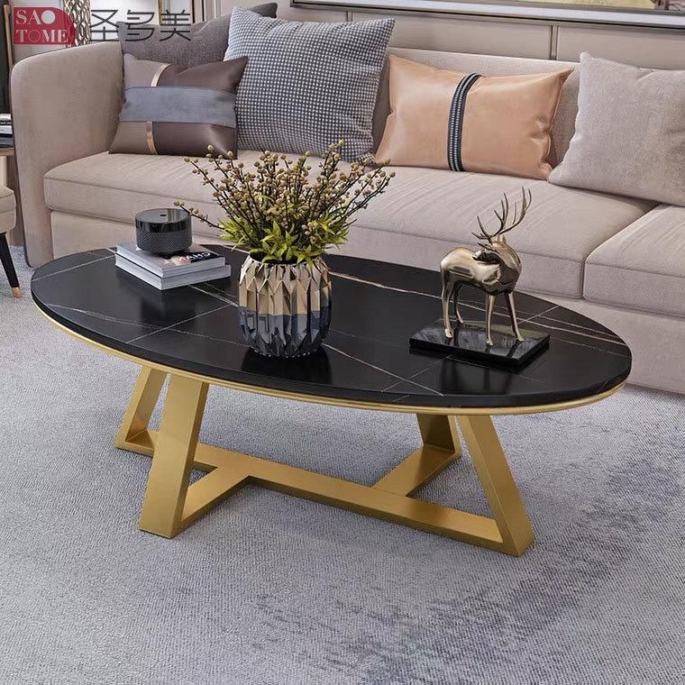 Hot Selling Home Living Room Furniture Coffee Table with Metal Legs