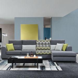Modern Design Corner Fabric Sofa for Living Room Furniture