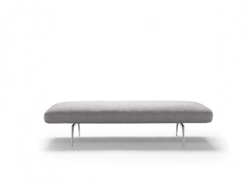 Ffl-13 Chaise Lounge, Metal Frame with Fabric Chaise Lounge, Italian Design Furniture in Home and Hotel