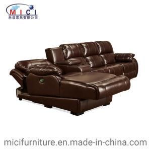 Italy Genuine Leather Home Cinema Furniture Recliner Sofa