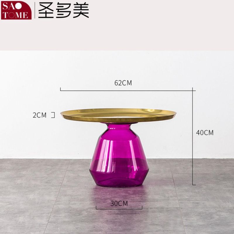 Modern Hot Selling Living Room Furniture Hand Blown Glass Tea Table