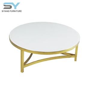 Furniture Marble Table Modern Tea Table Tempered Galss Coffee Table