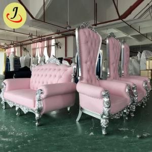 Luxury High Back Royal Single Salon King Throne Chair Set