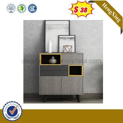 Modern Home Living Room Bedroom Furniture Grey Color Book Shelf Kitchen Cabinets Wooden Side Cabinet