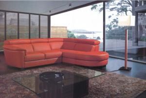 Modern Leather Sectional Corner Sofa for Living Room Couch