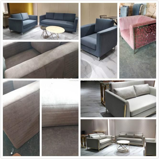 2021 New Design Sofa with Stainless Steel Frame