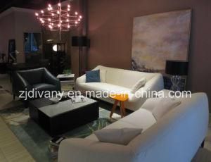 Italian Style Modern Sofa Living Room Leather Seating Sofa Set (D-76A &amp; B &C)