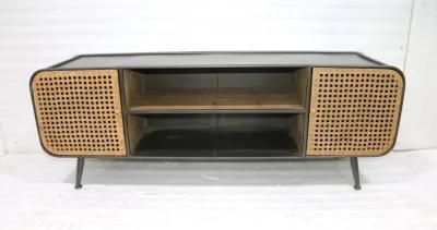 Vintage Wood TV Stand with Unique Design Made in China