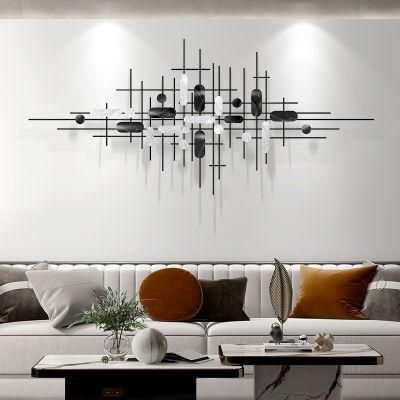 Indoor Luxury Wall Decoration Modern 3D Metal Art Hotel High Quality Iron Wall Decor Wall Art Hanging Decor Cladding Living Room