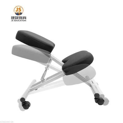 Ergonomic PU Kneeling Chair Height Adjustable Folding Stool for Office Use