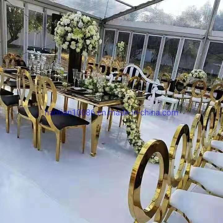 White Gold Wedding Coffee Table Luxury Modern Round Marble Brass Metal Base