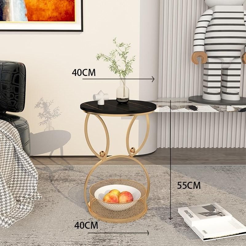 New Arrival Luxury Tea Table Metal Coffee Table for Home Hotel Apartment