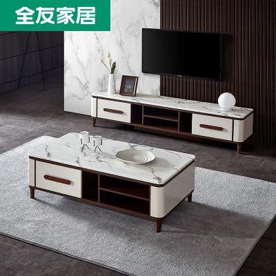 Quanu 120760 Living Room Furniture Light Luxury Modern Coffee Table Set