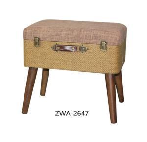 Hot Sell Handmade Kd Linen Stool