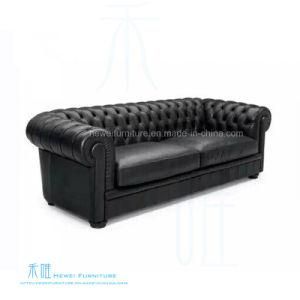Jane European Style Living Room Leather Sofa Set (HW-6661S)