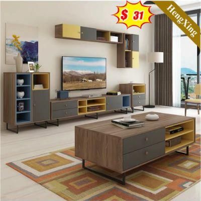 Chinese Factory Customized Living Room Furniture Modern TV Stand with Coffee Table