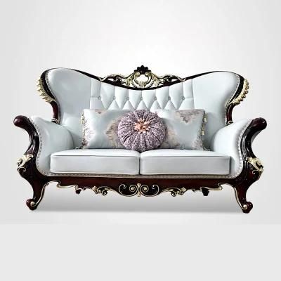 Classic Leather Sofa for Home Furniture in Optional Sofas Seat and Furniture Color