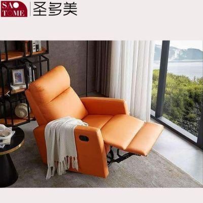 Smart Home Double Armrest Anti-Fouling Technology Cloth Retractable Single Function Sofa